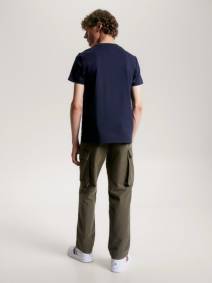 Lacivert %100 Cotton T-Shirt