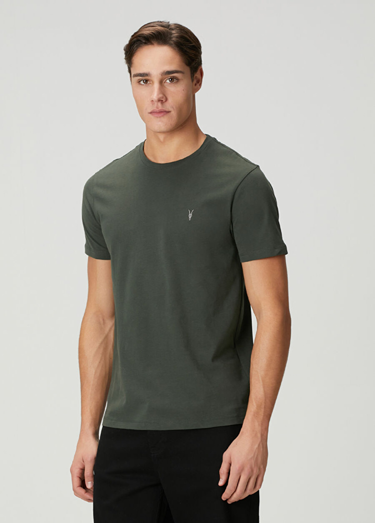 Haki %100 Cotton T-Shirt