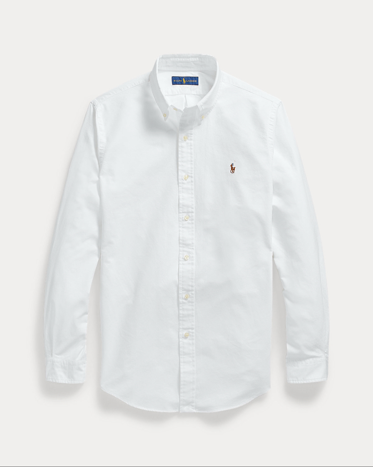 Beyaz Oxford Slim Fit %100 Cotton Gömlek