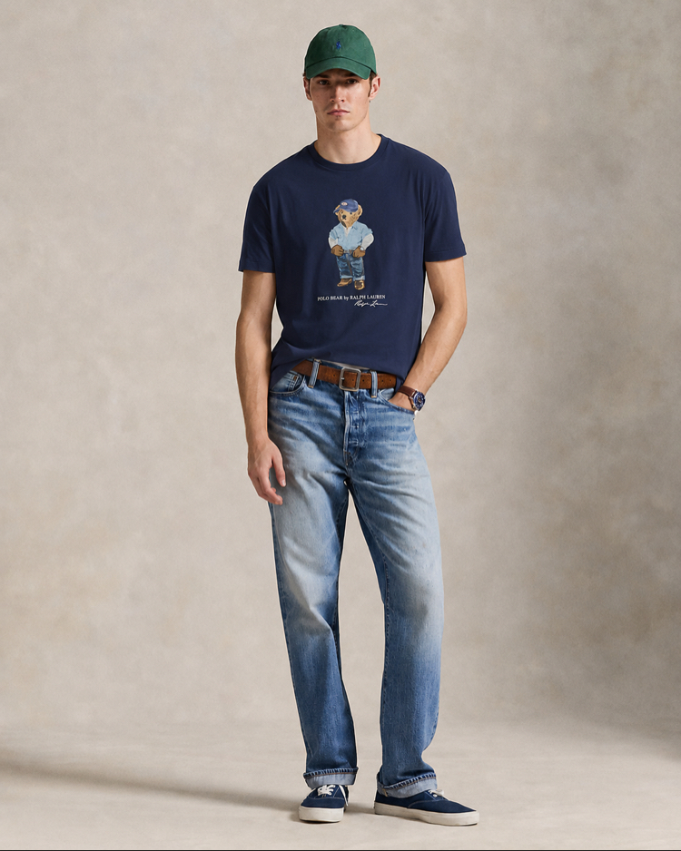 Lacivert Bear İthal Ürün %100 Cotton T-Shirt