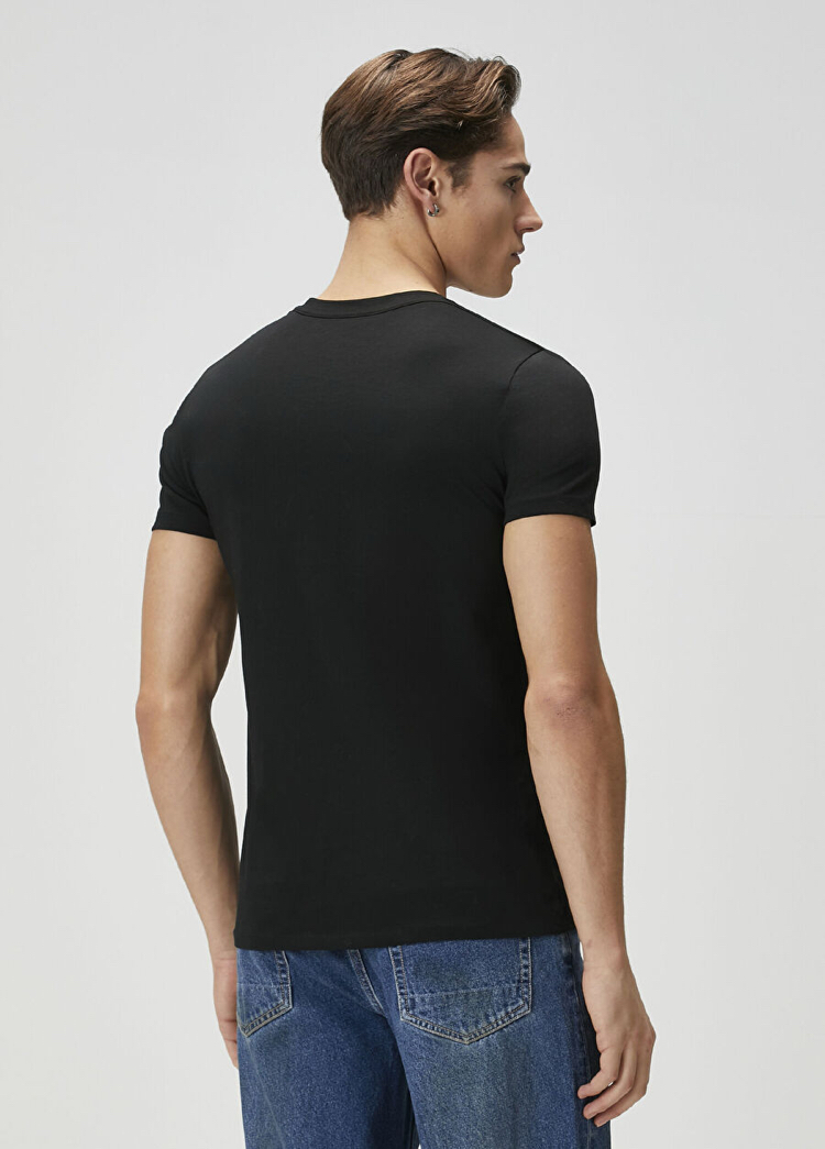 Siyah %100 Cotton T-Shirt