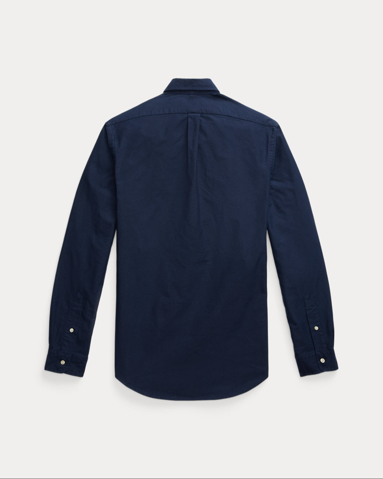 Lacivert Oxford Slim Fit %100 Cotton Gömlek