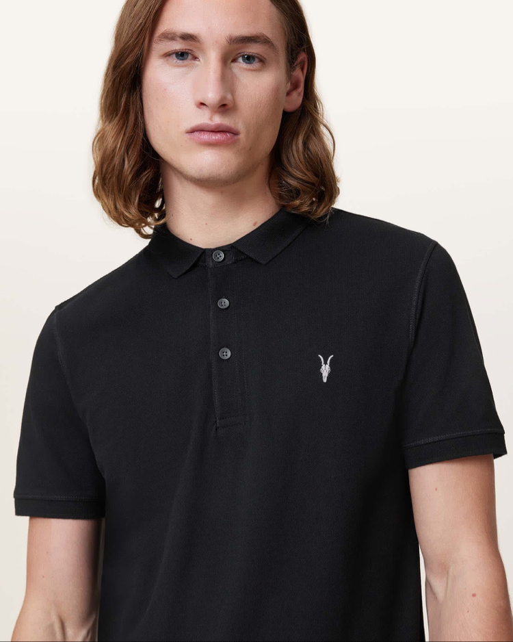 Siyah Polo Yaka T-Shirt