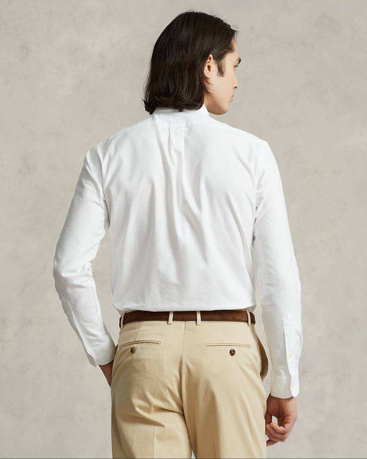 Beyaz Oxford Slim Fit %100 Cotton Gömlek