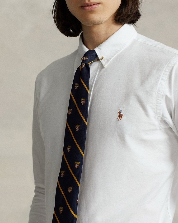 Beyaz Oxford Slim Fit %100 Cotton Gömlek