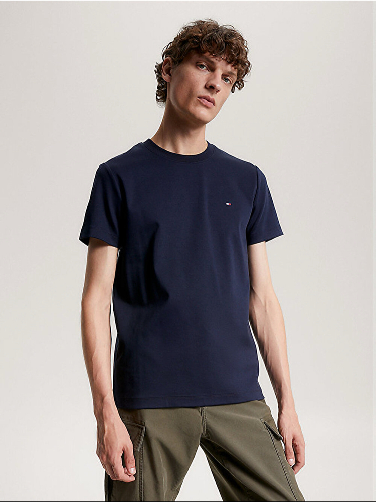 Lacivert %100 Cotton T-Shirt