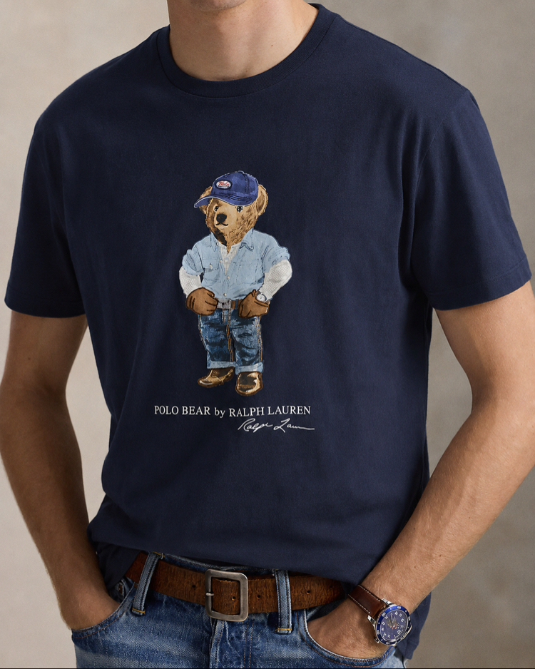 Lacivert Bear İthal Ürün %100 Cotton T-Shirt