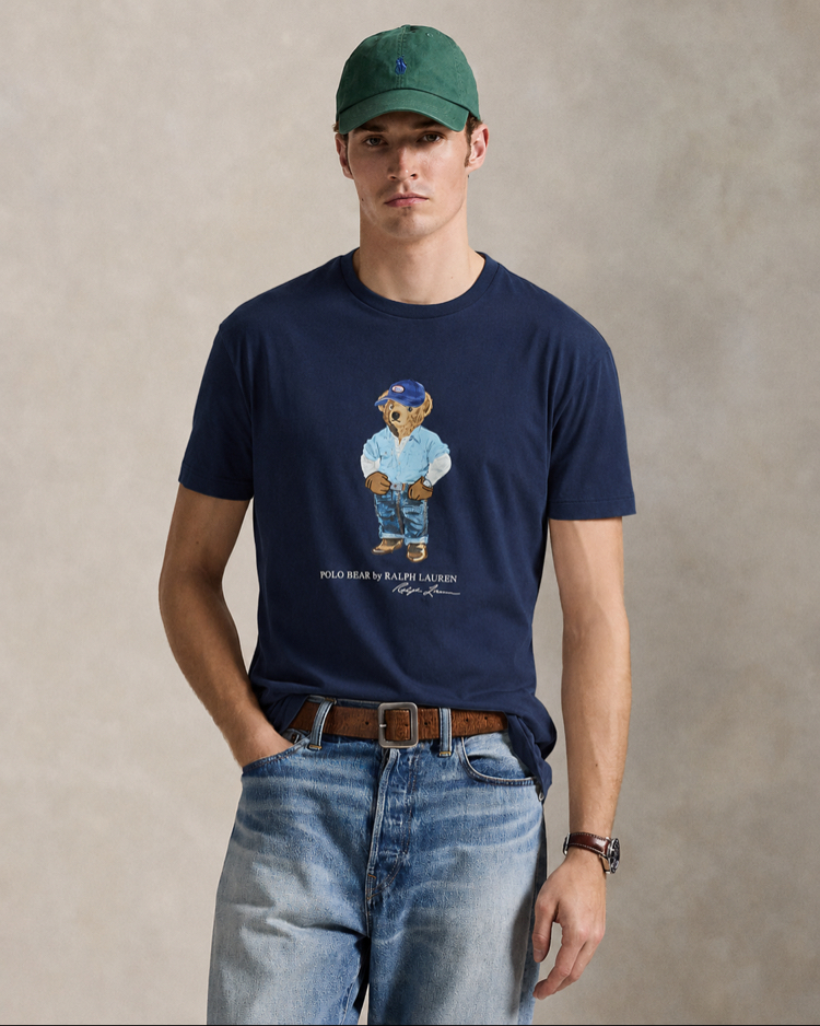 Lacivert Bear İthal Ürün %100 Cotton T-Shirt
