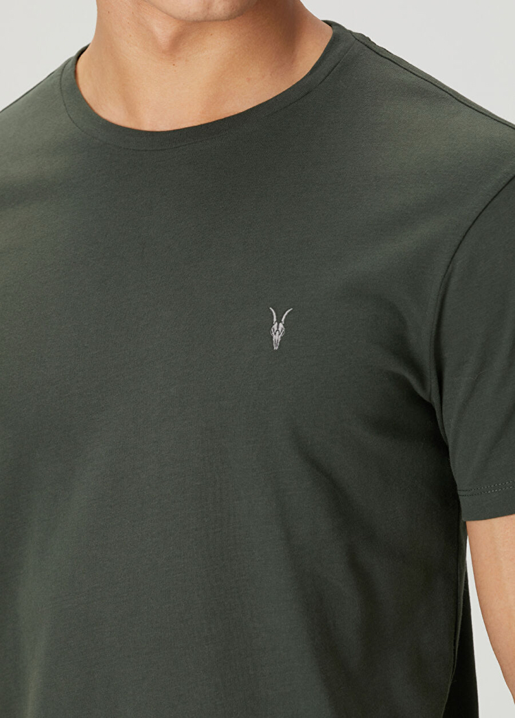 Haki %100 Cotton T-Shirt