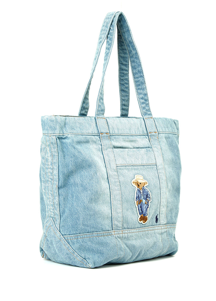Orijinal Mavi Kadın Denim Alışveriş Çantası