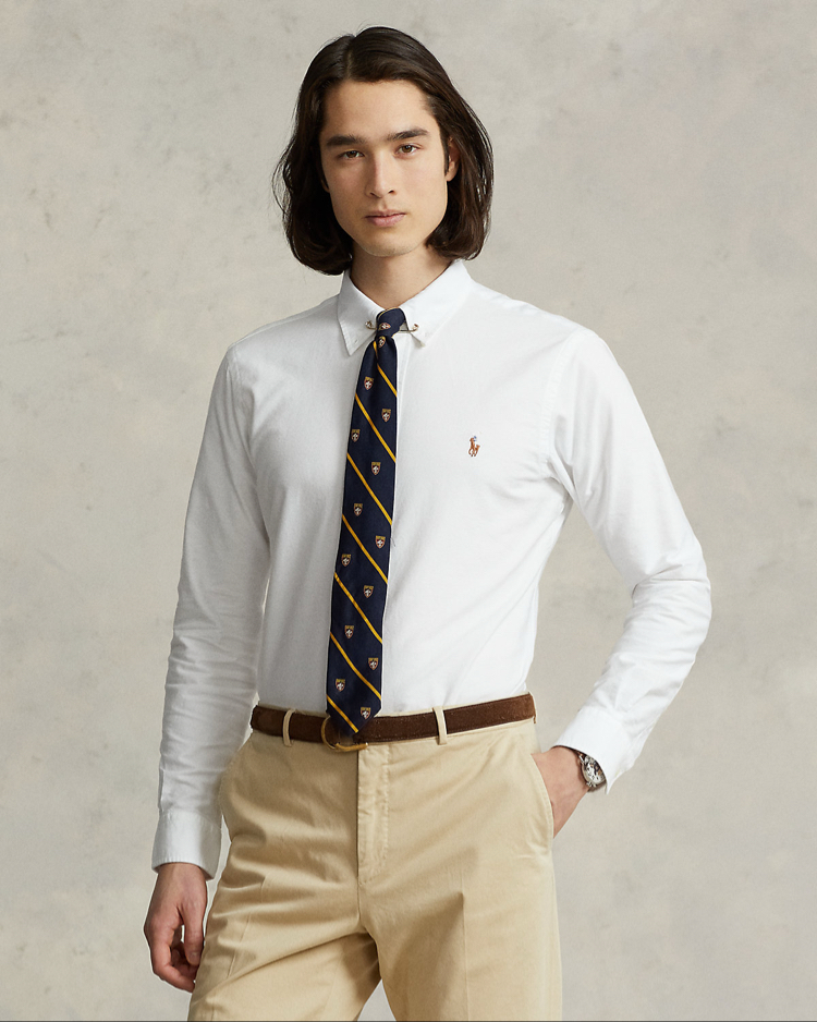 Beyaz Oxford Slim Fit %100 Cotton Gömlek
