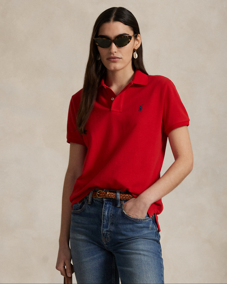 Kırmızı Polo Yaka T-Shirt