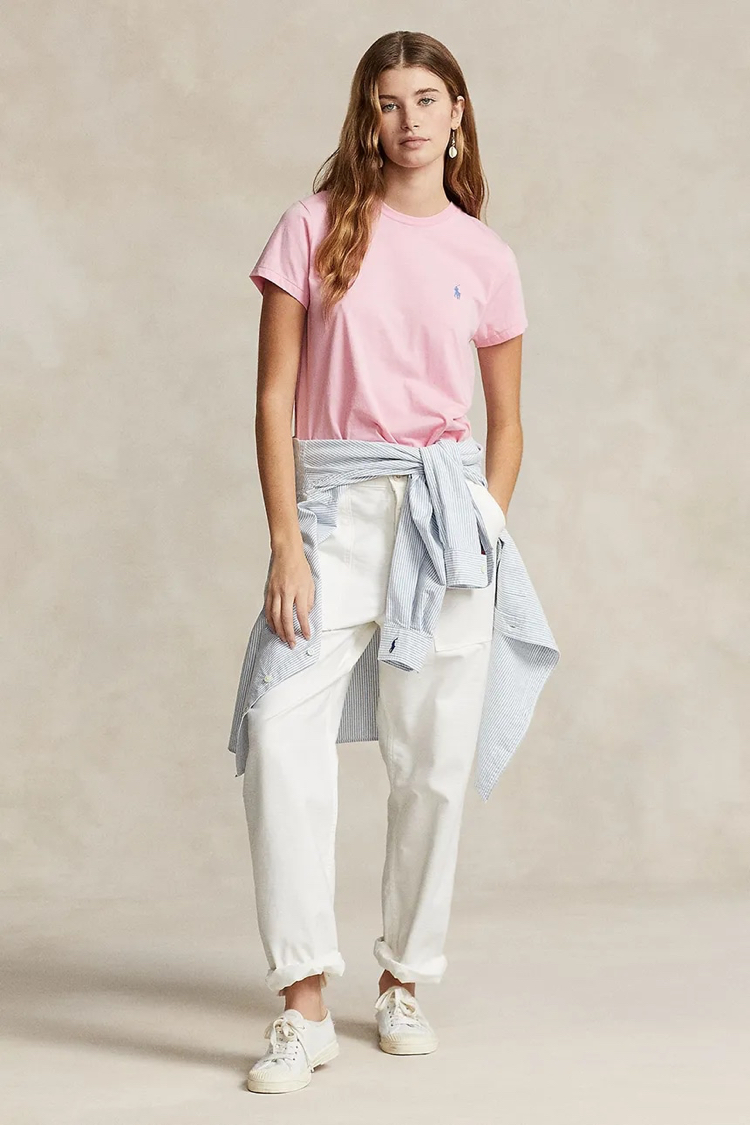 Pembe %100 Cotton T-Shirt