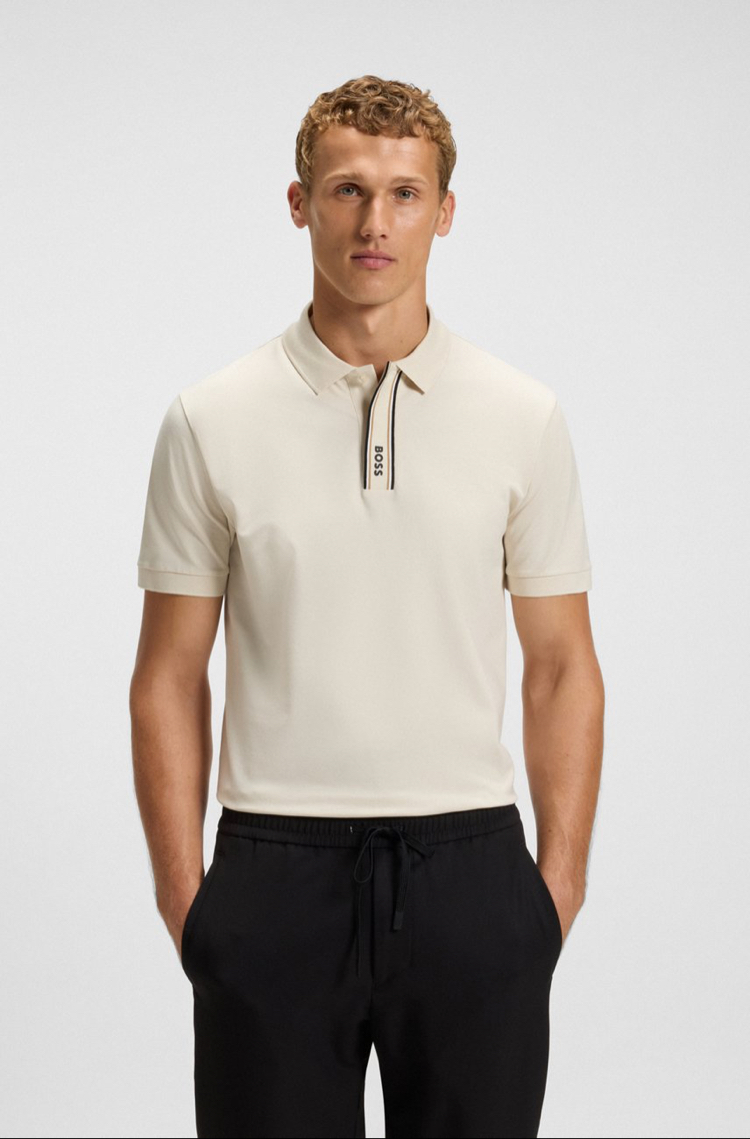 Beyaz Polo Yaka T-Shirt