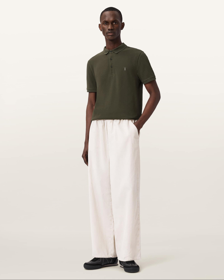 Haki Polo Yaka T-Shirt