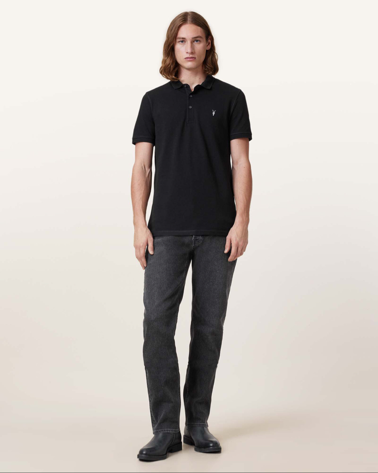 Siyah Polo Yaka T-Shirt