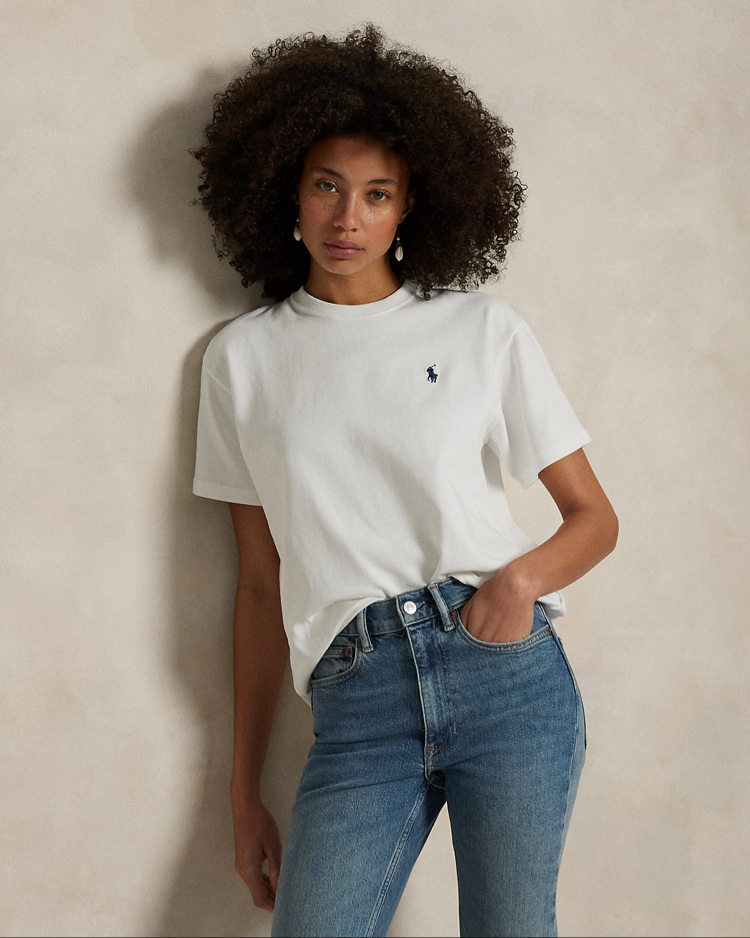 Beyaz %100 Cotton T-Shirt