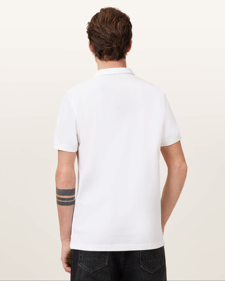 Beyaz Polo Yaka T-Shirt