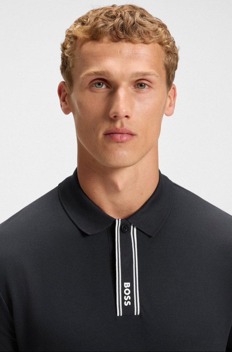 Lacivert Polo Yaka T-Shirt