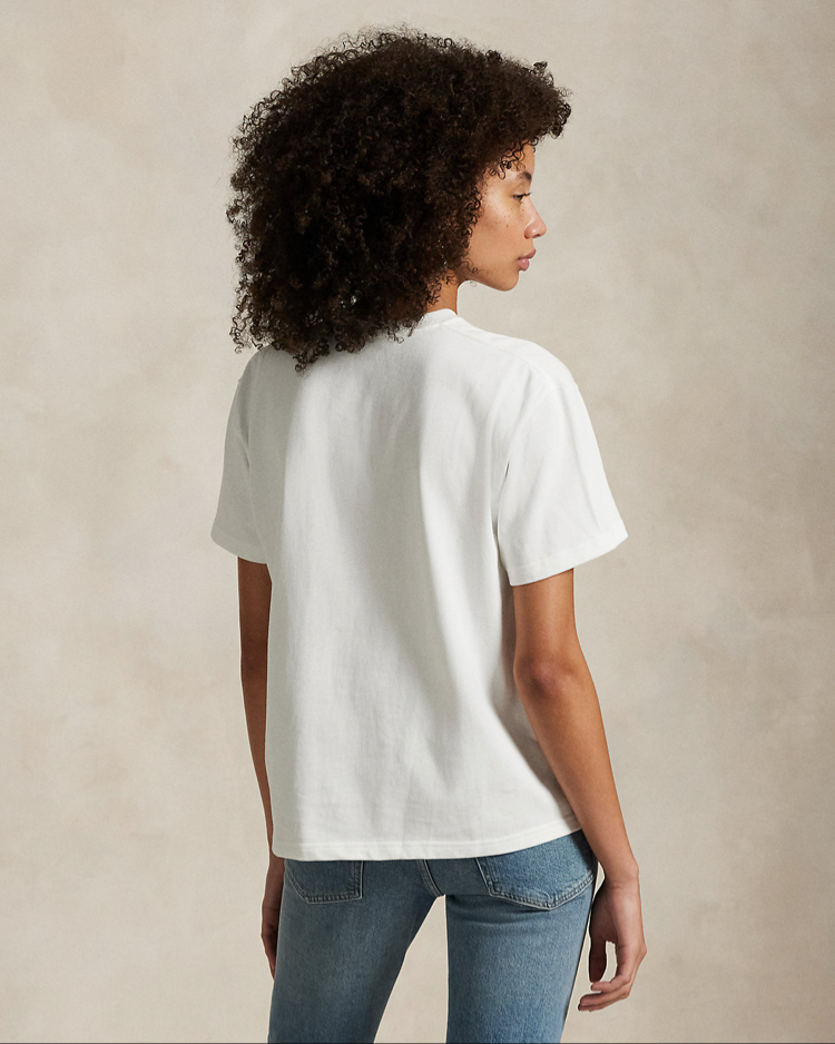 Beyaz %100 Cotton T-Shirt