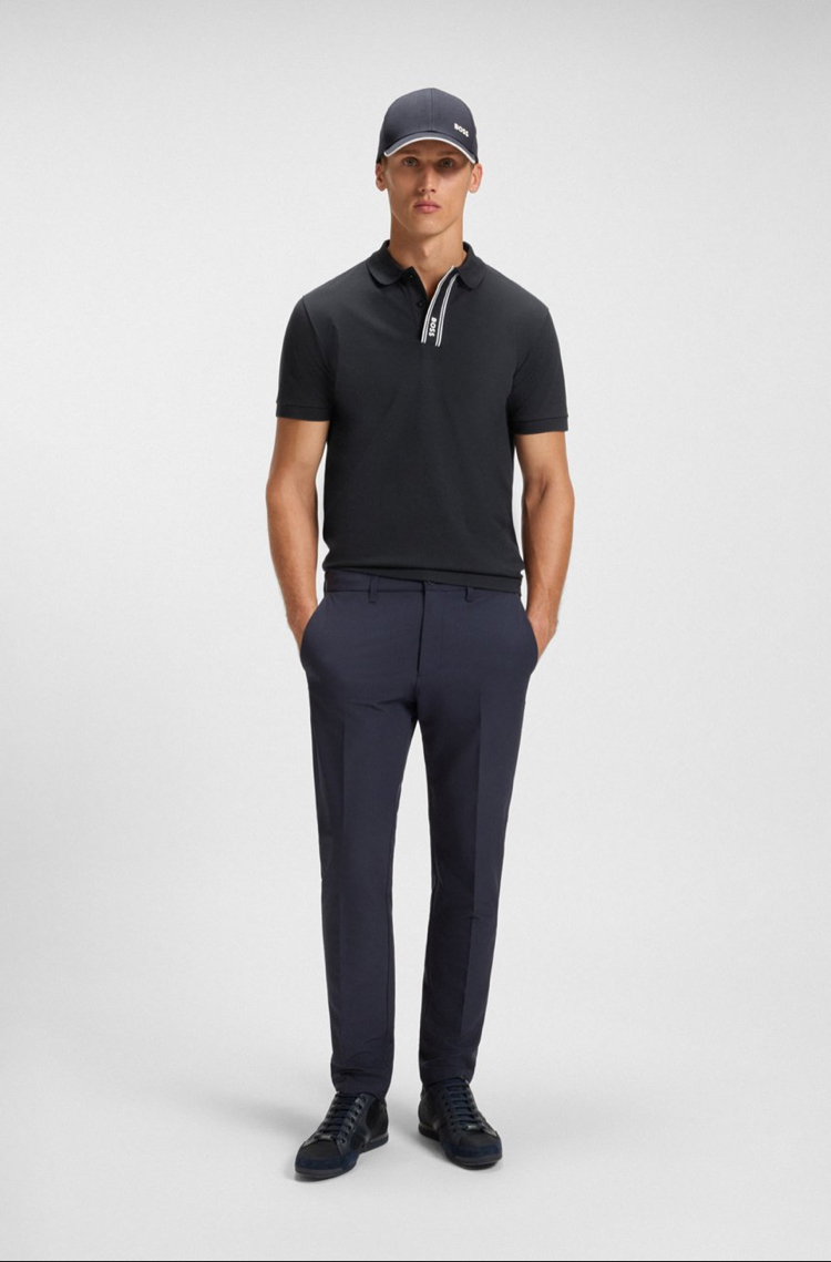 Lacivert Polo Yaka T-Shirt