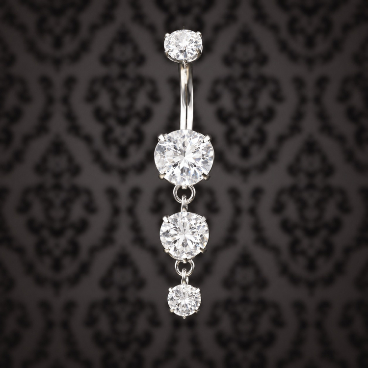 Titanyum Silver Sallantılı Belly
