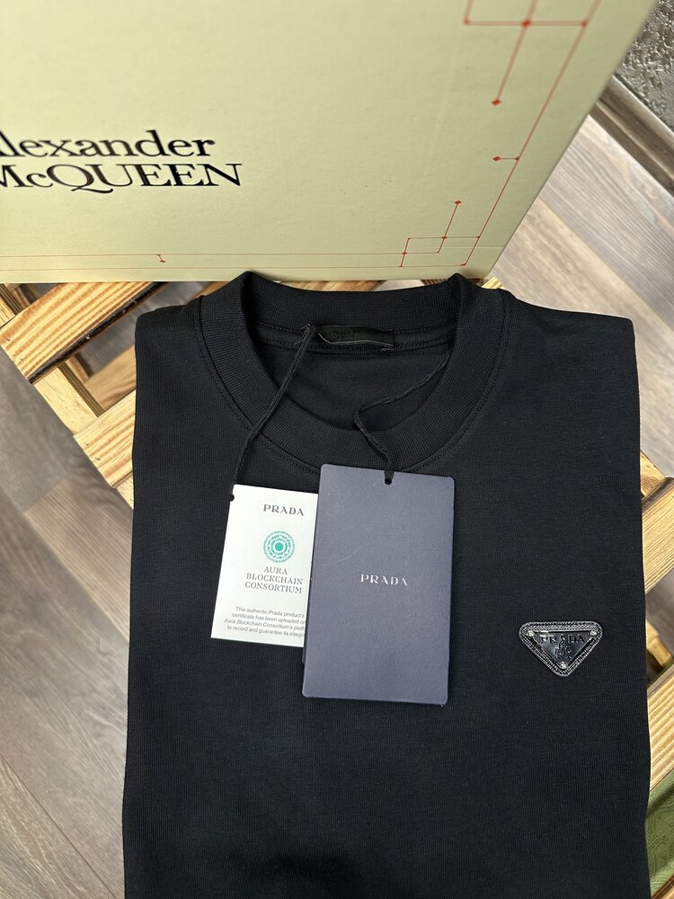 Prada Metal Logo T-Shirt