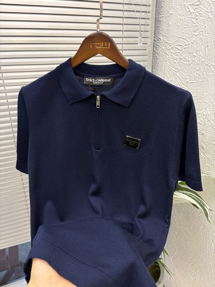D.G merserize polo yaka lacivert