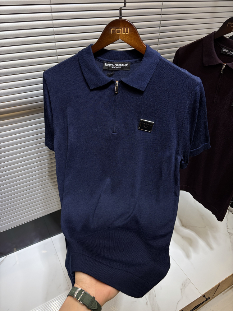 D.G merserize polo yaka lacivert