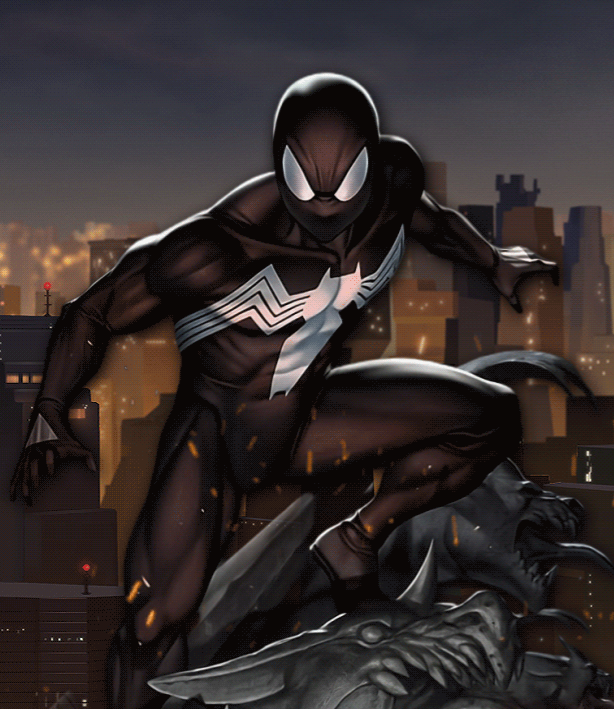 Symbiote Spider-Man (Alev Animasyonlu)