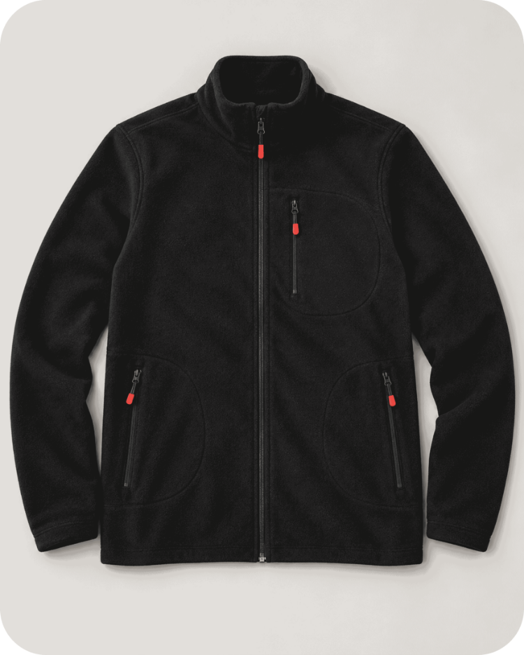Siyah Unisex Polar Mont