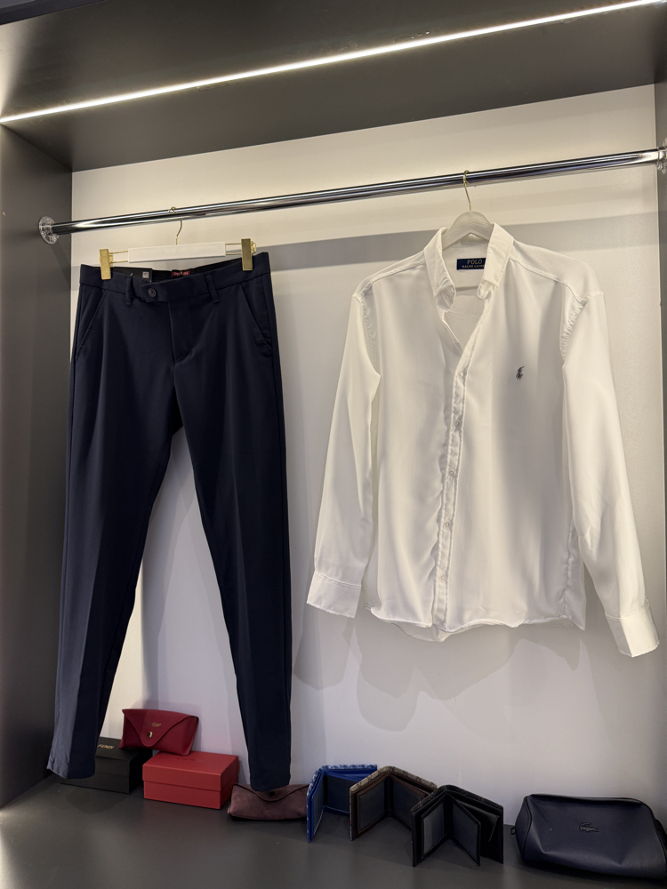 RL GÖMLEK PRADA JOGGER LACİVERT KOMBİN 