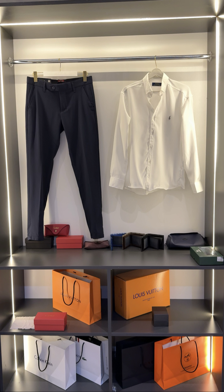 RL GÖMLEK PRADA JOGGER LACİVERT KOMBİN 