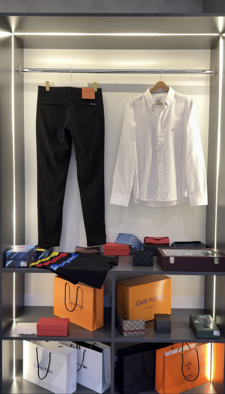 BEYMEN GÖMLEK LORO PİANA JOGGER KOMBİN 