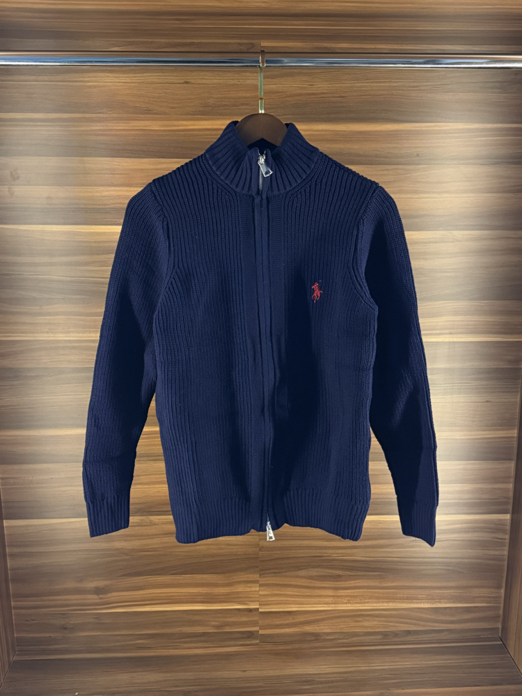 RL LACİVERT TRİKO HIRKA