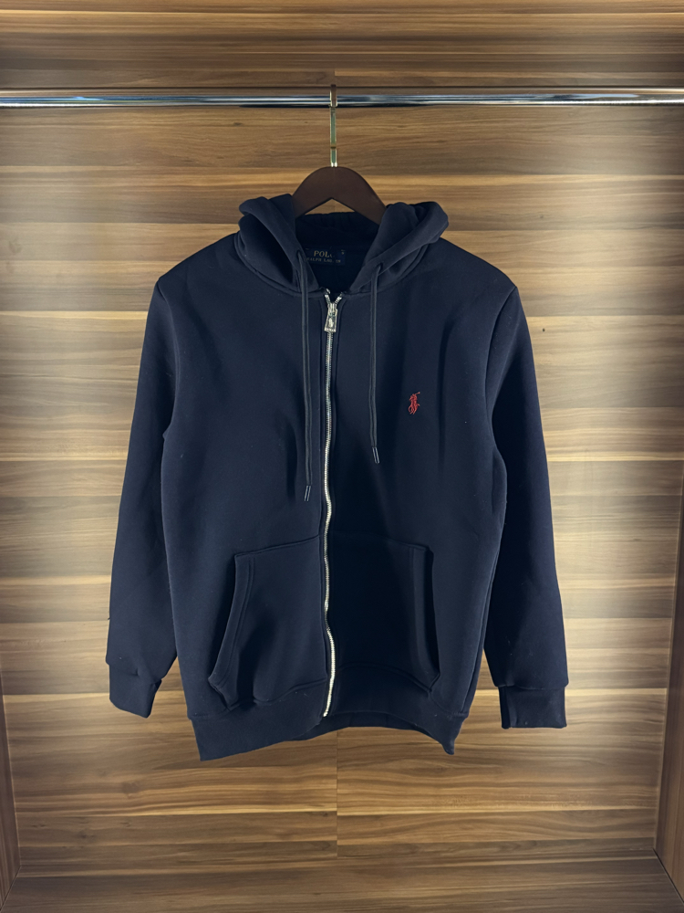 RL LACİVERT KAPŞONLU HIRKA