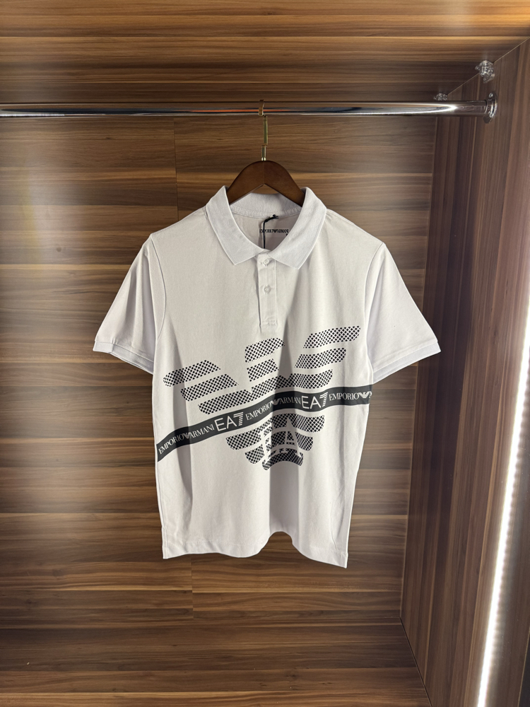 EA BEYAZ POLO YAKA TSHİRT