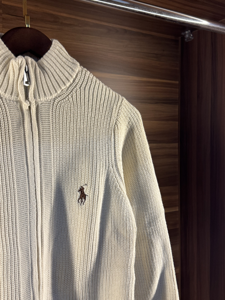 RL KREM TRİKO HIRKA