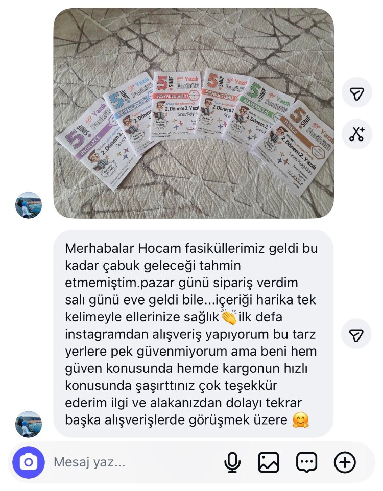 5. SINIF 2. DÖNEM 2. YAZILI SETİ