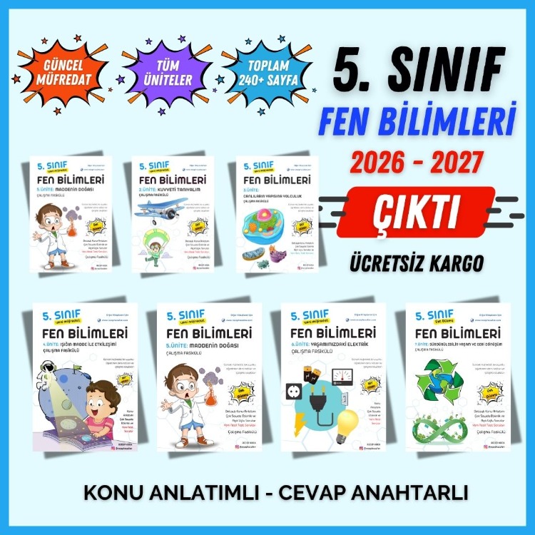 5. SINIF FEN TÜM ÜNİTELER