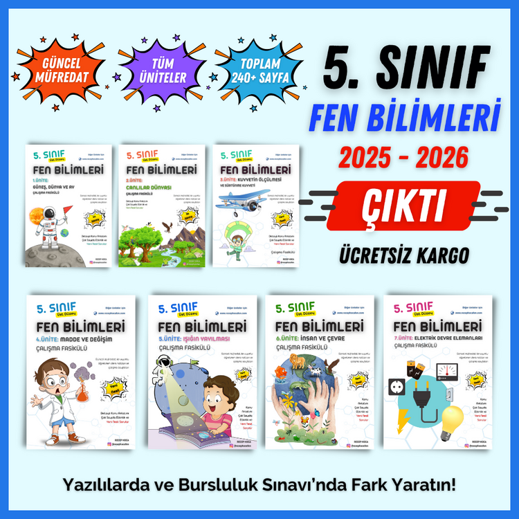 5. SINIF FEN TÜM ÜNİTELER