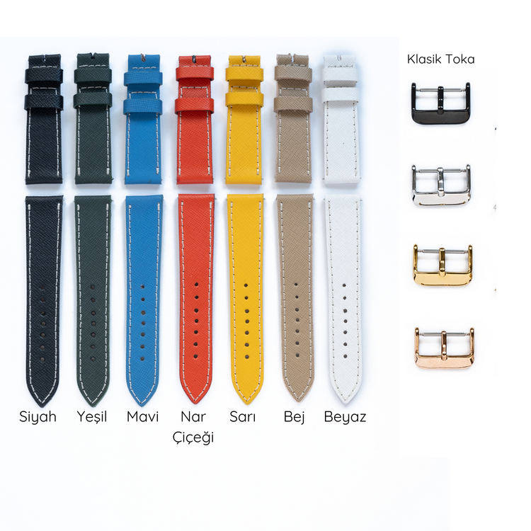 Huawei Watch Saffiano Serisi Kordonlar