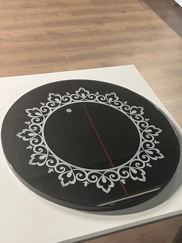 Kumlama Desenli LED Dokunmatik Ayna