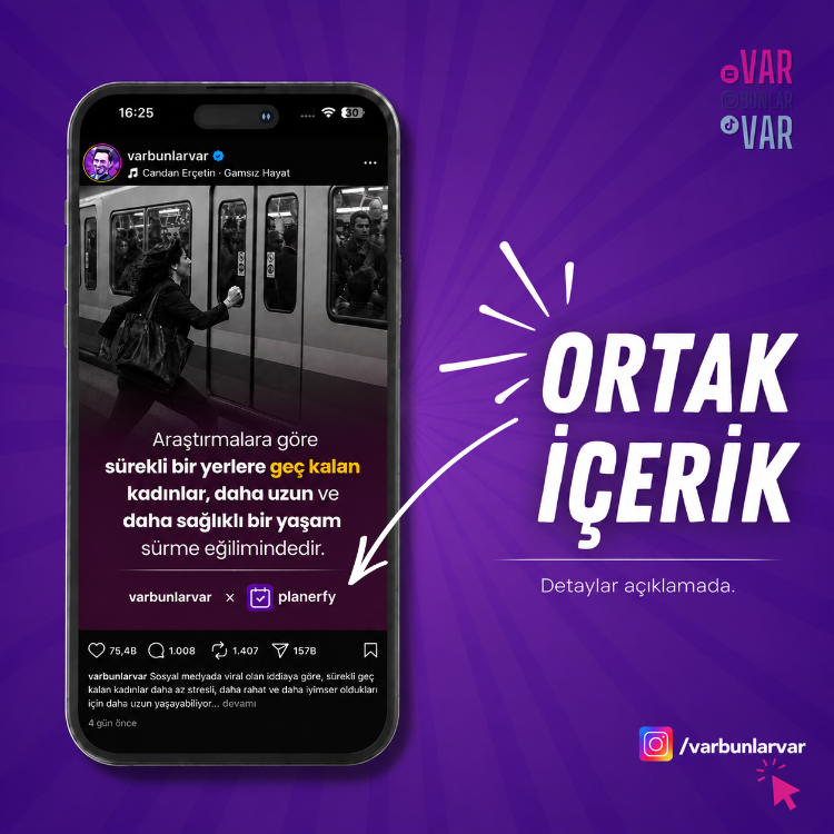 Instagram Ortak İçerik | @varbunlarvar