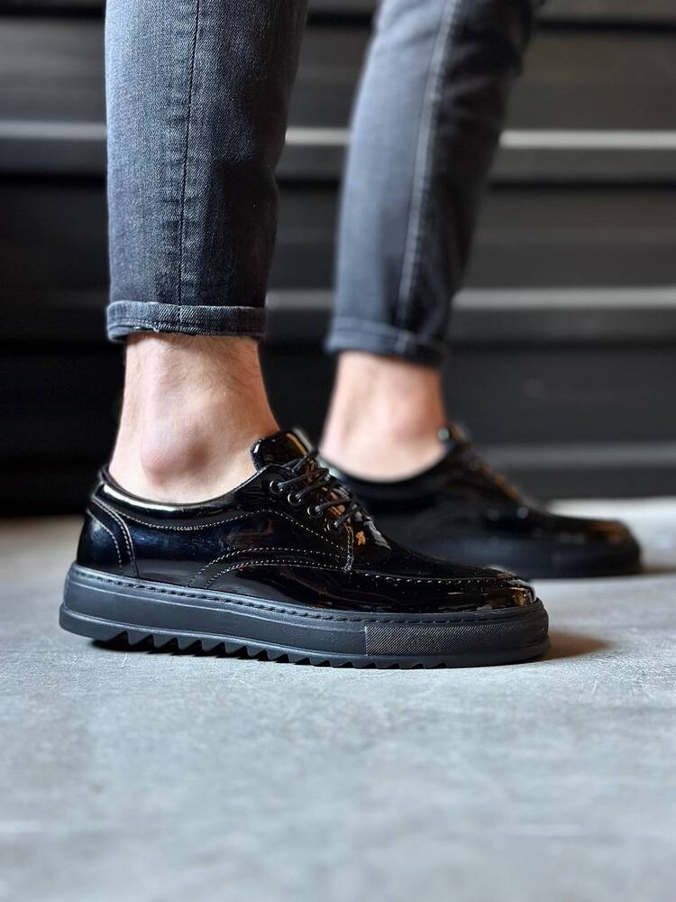 RLX CLASSİC BAĞCIKLI ERKEK SNEAKER ST SİYAH RUGAN