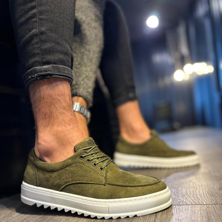 RLX CLASSİC BAĞCIKLI ERKEK SNEAKER HAKİ SÜET