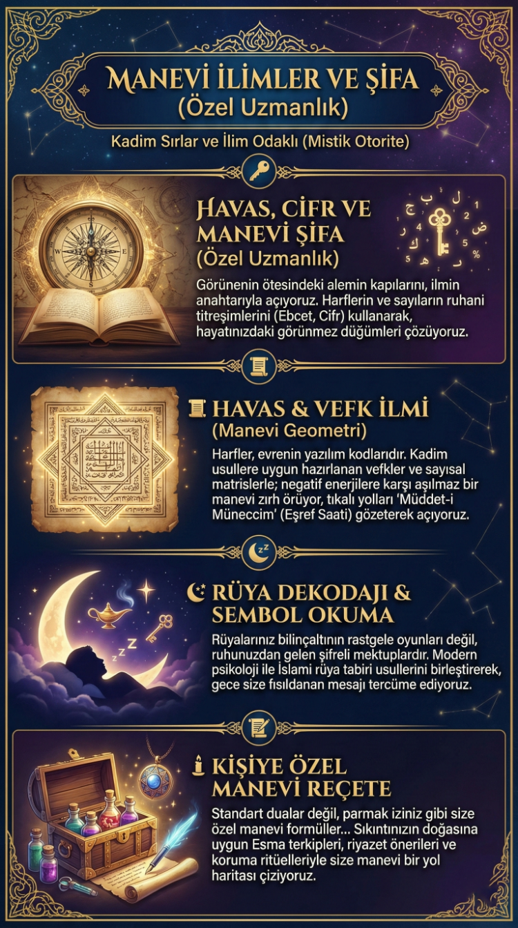 MANEVİ İLİMLER VE ŞİFA (Özel Uzmanlık)