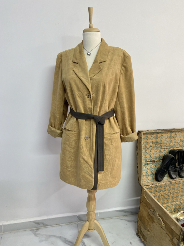 Soft Caramel - Vintage Ceket