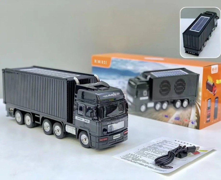 Solar Enerjili Bluetooth Tır Hoparlör | FM Radyo | USB/TF Giriş | TWS | Type-C