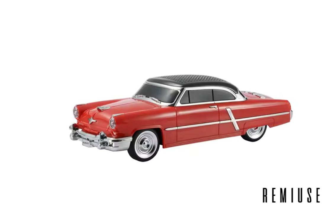 Retro Araba Tasarımlı Bluetooth Hoparlör | FM Radyo | USB/TF Giriş | TWS | 1500mAh Batarya